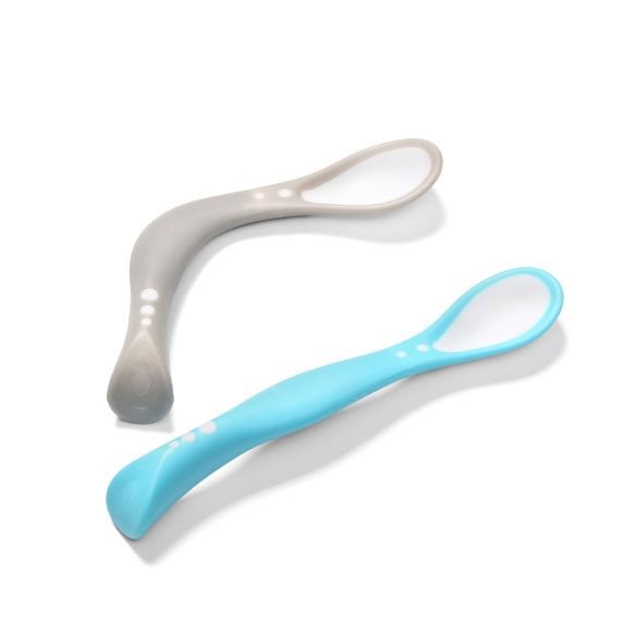 BABYONO Cuillère Flexible 2 pièces | Pratique