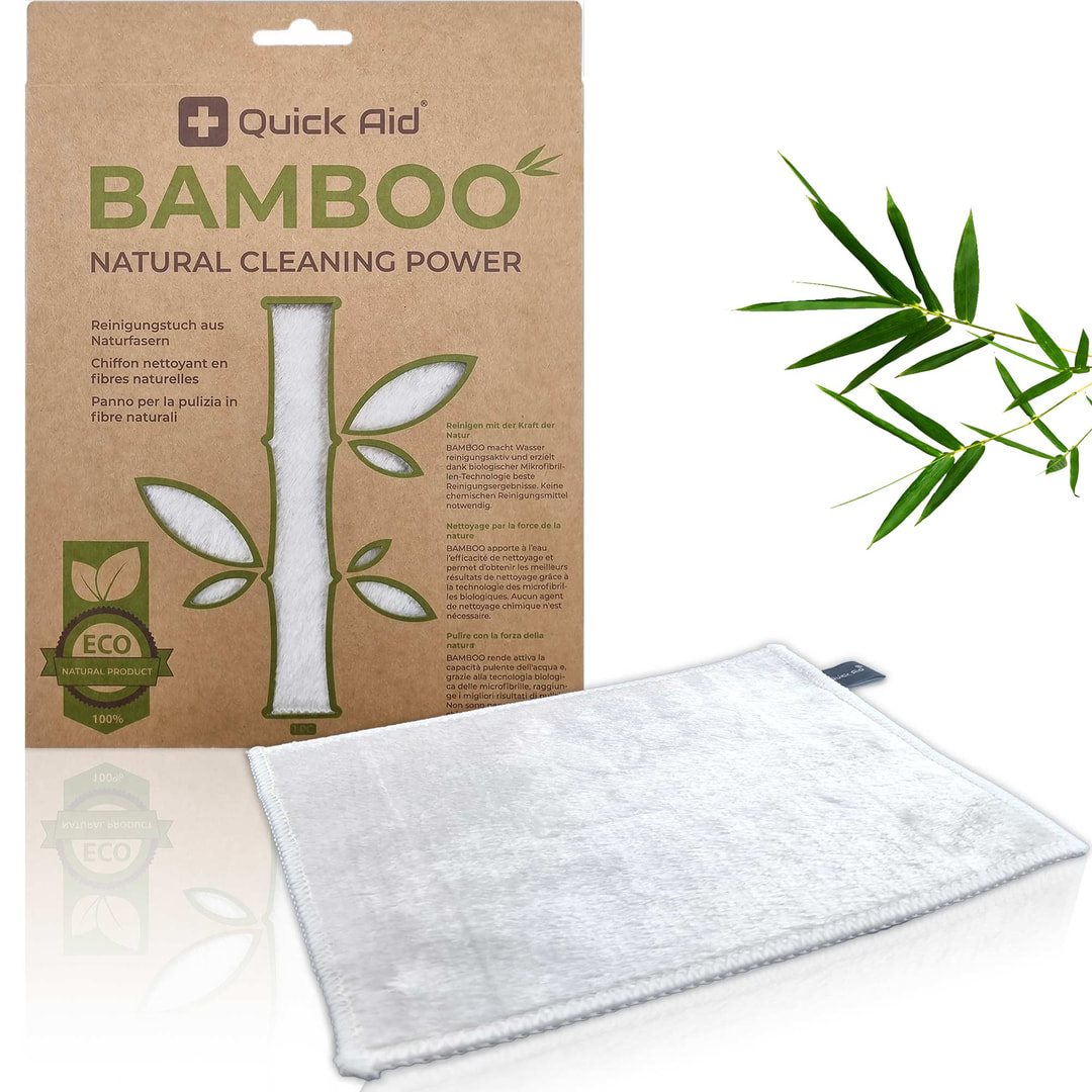 QUICK AID Bamboo Cleaning Cloth | Blanc