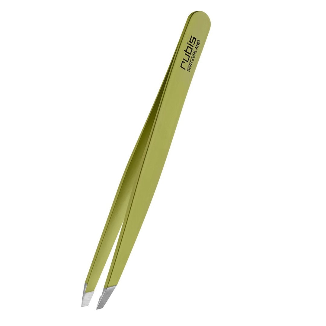 RUBIS Pinzette schräg Inox Vert Mousse | Nature