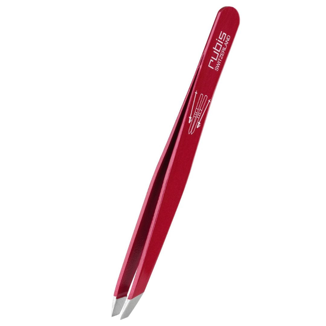 RUBIS Pinzette schräg Inox Rouge Foncé | Style