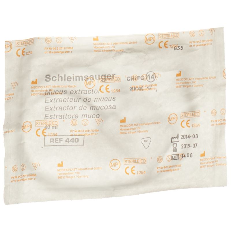QUALIMED Mucus Extractor CH14 25ml 100 pièces | Stérile