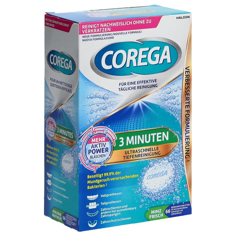COREGA Rapid Tabs 66 pièces | Action Rapide