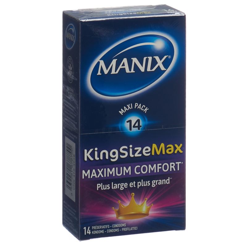 MANIX King Size Max Préservatifs XL 3 pièces | Confort