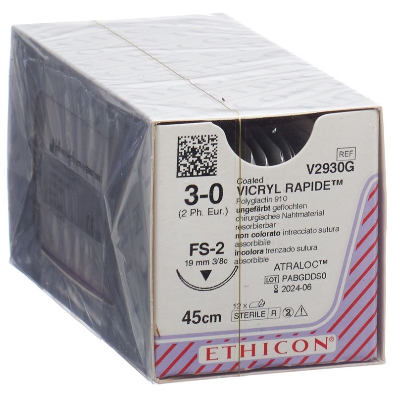 VICRYL RAPID Fil 45cm 36 pièces | Chirurgie