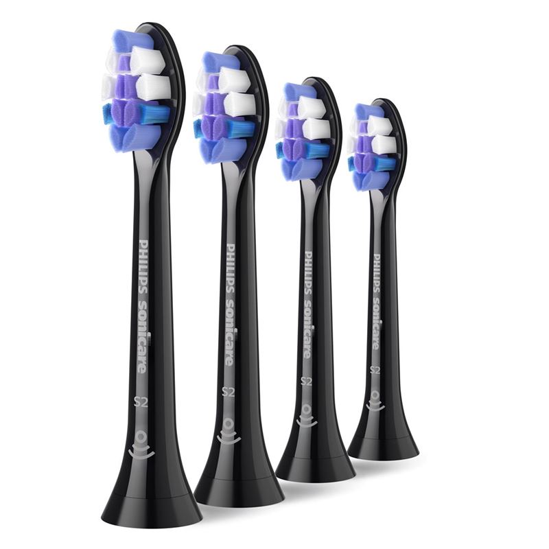PHILIPS Sonicare Sensitive Têtes Brosse Noir 2 pièces | Douceur