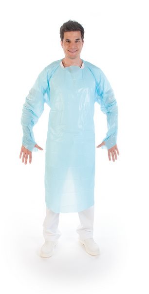 HYGOSTAR Blouse Protection CPE 115x100cm | 100 pièces