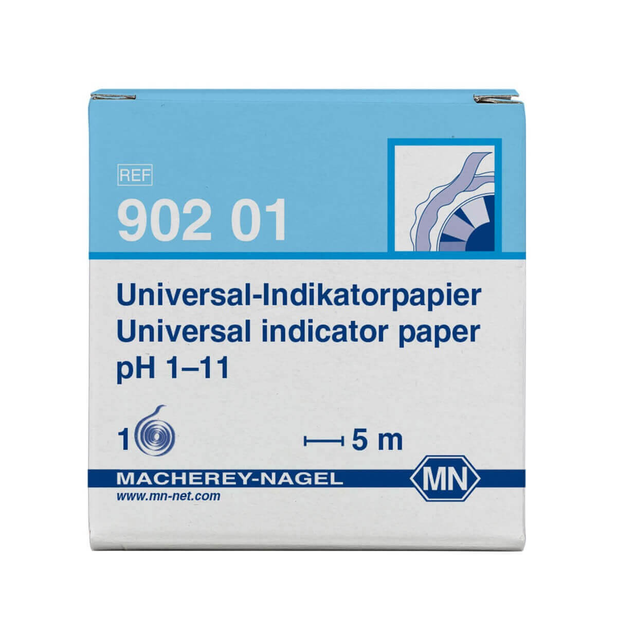 Papier Indicateur Universel Macherey-Nagel 5m - pH 1-11