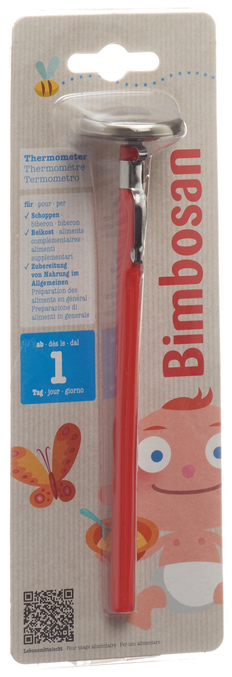 Bimbosan Thermomètre Analogique pour Biberon | Mesure Précise