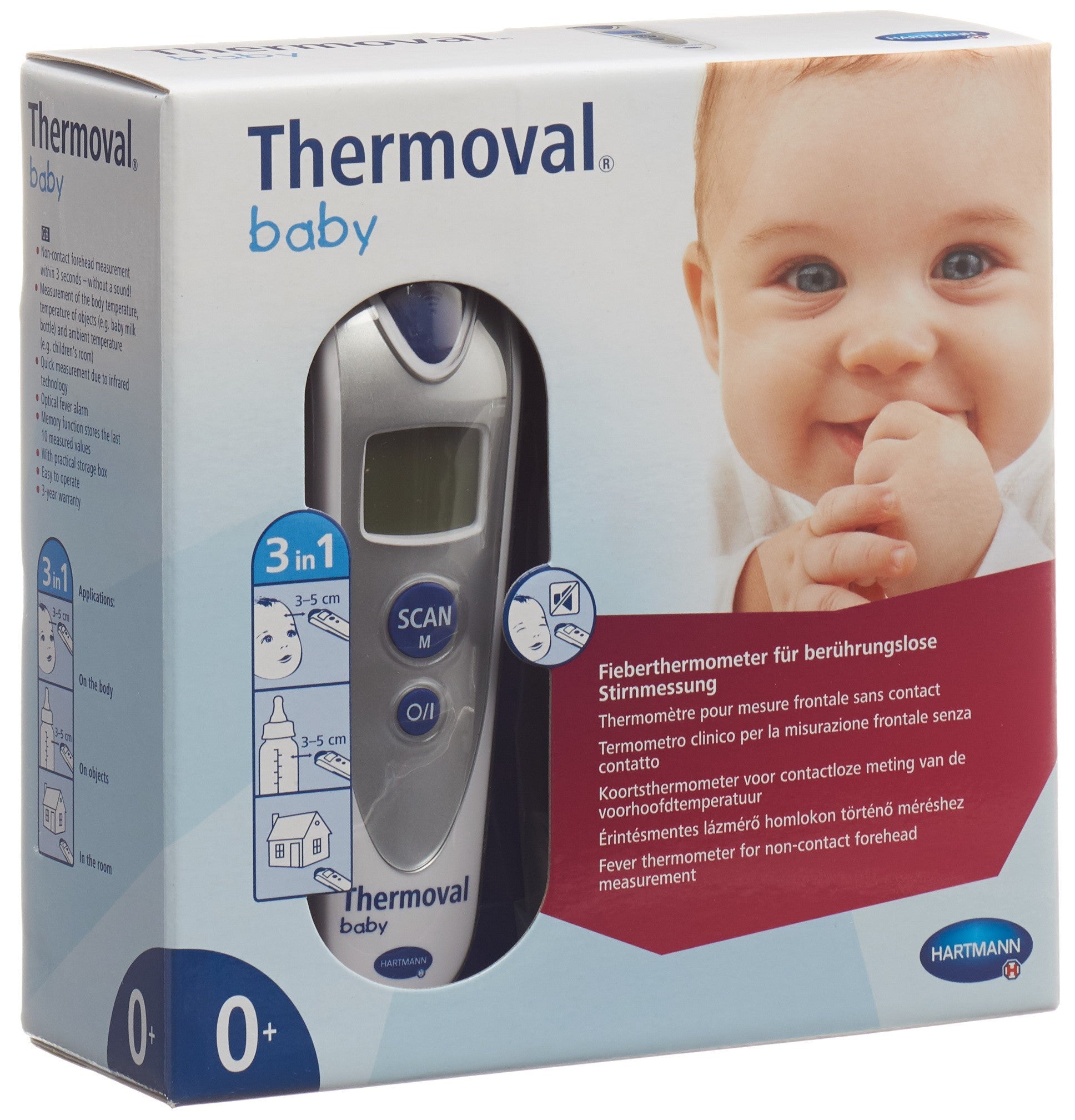 THERMOVAL Baby Thermomètre Auriculaire Précis | 1 unité