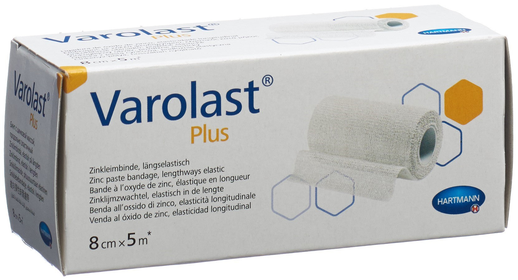 VAROLAST PLUS Pansement Compressif ZINC | 8 cm x 5 m