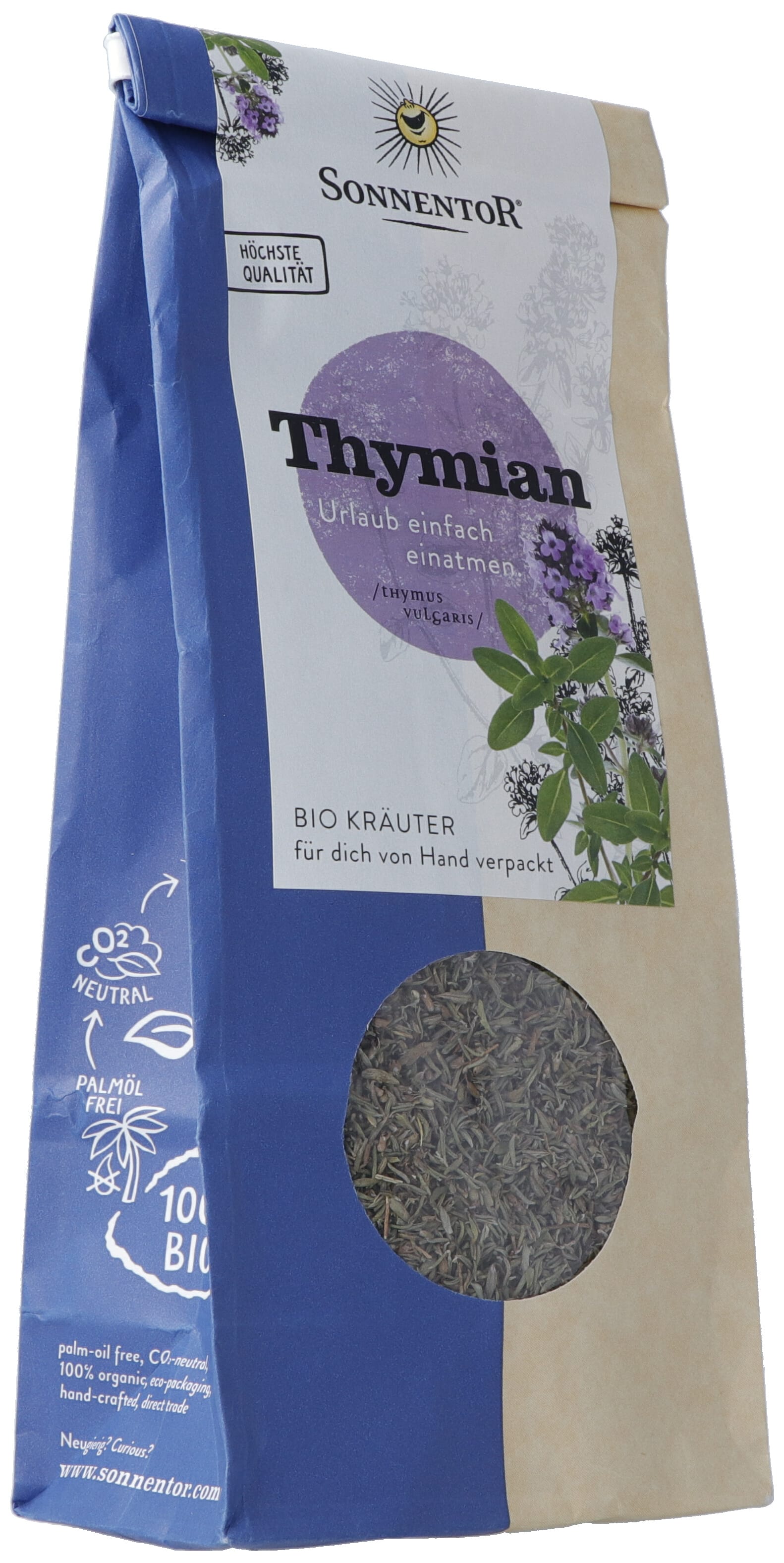 SONNENTOR Thé Thym Bio Apaisant | Sachet 70 g