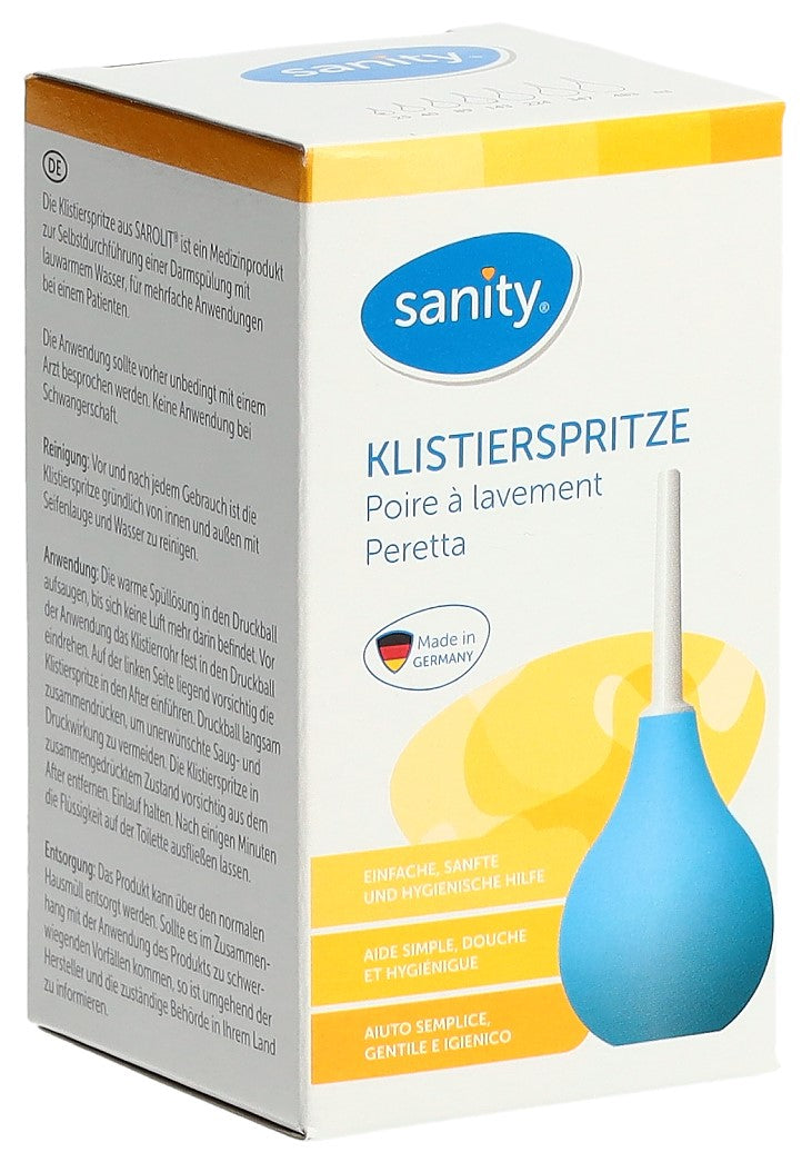 SANITY Poire à Lavement 25ml Confort & Hygiène | Dispositif Médical