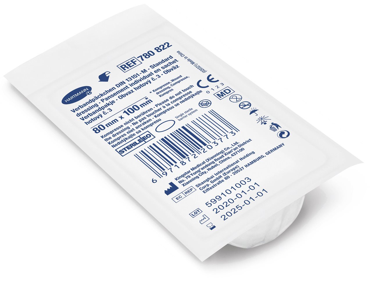 Sterile First Aid Dressing DIN 13151-M | Kit d&
