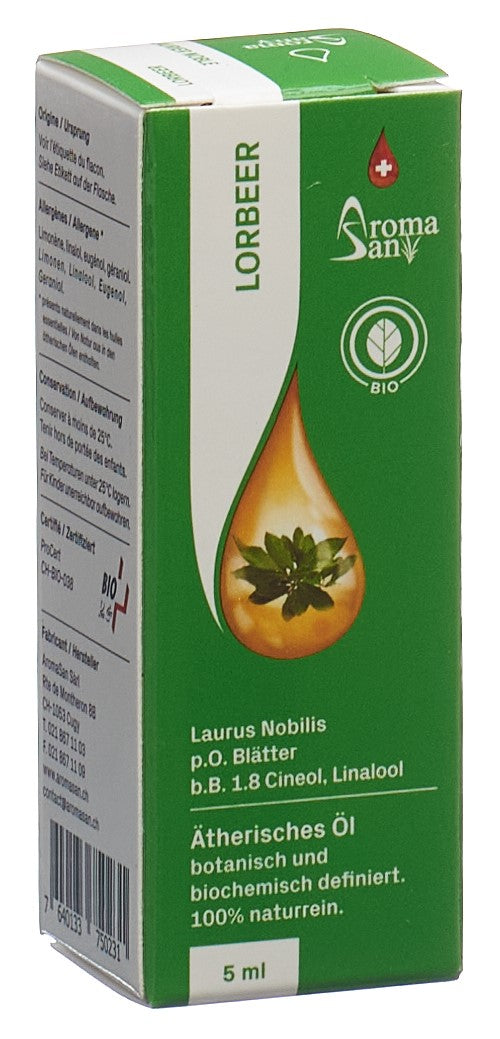 AROMASAN Huile Essentielle Laurier Noble Bio 5 ml | Soin Naturel