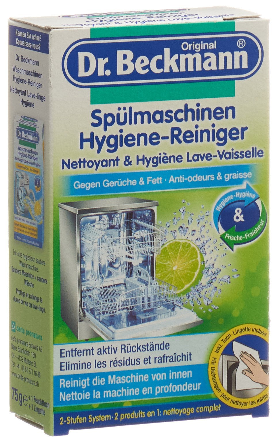 Dr. Beckmann Nettoyant Lave-Vaisselle Hygiène 75g | Efficacité Propreté