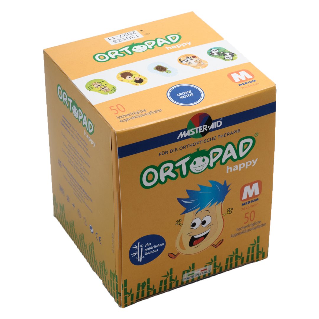 ORTOPAD Happy Patch Occlusif Medium 50 Pièces | Confort & Protection