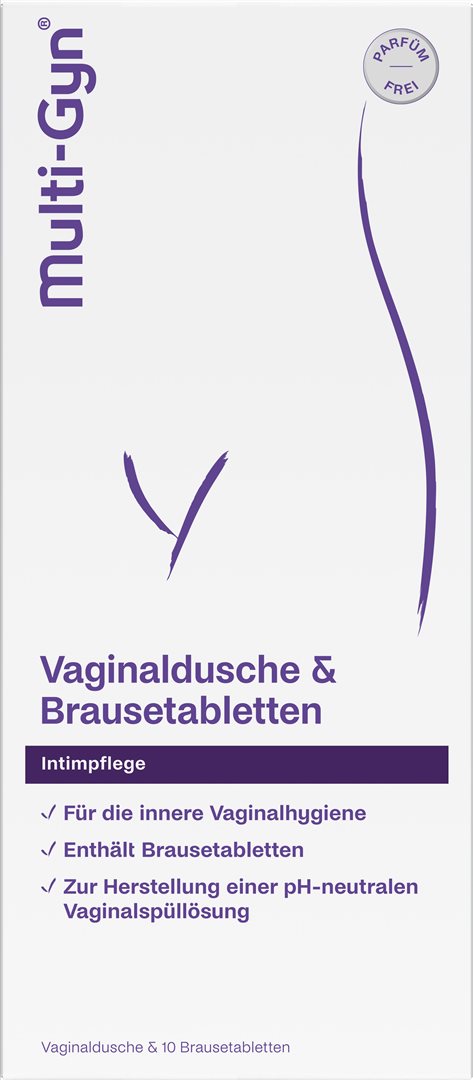 Multi-Gyn Douche Vaginale Combi + Comprimés Effervescents | Hygiène Intime
