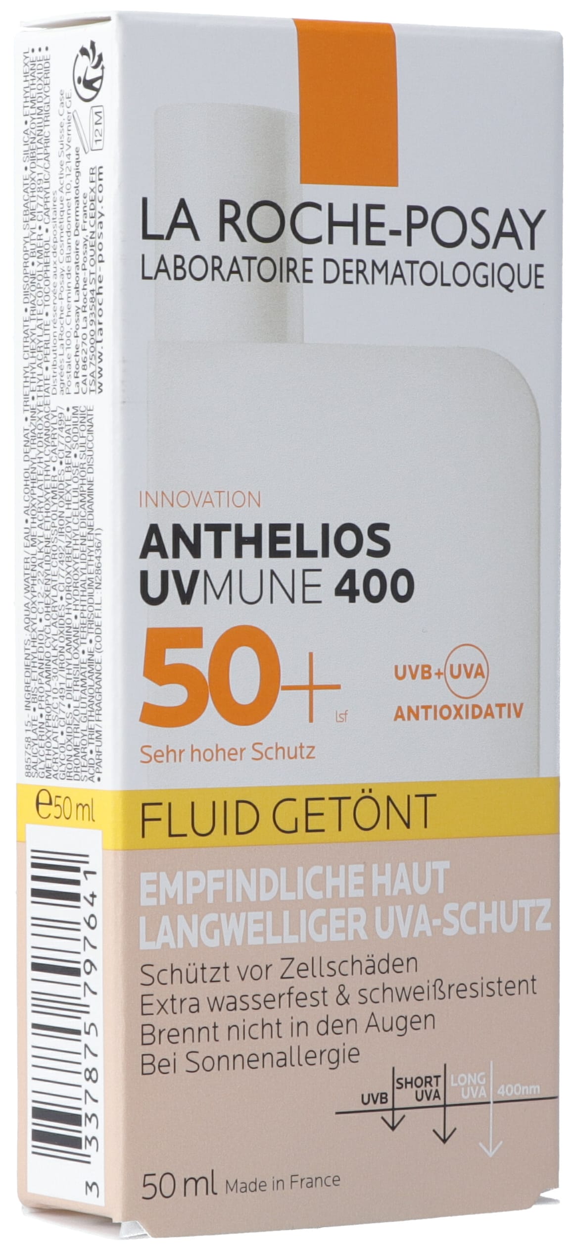 La Roche-Posay Anthelios Fluide Invisible SPF 50+ 50 ml