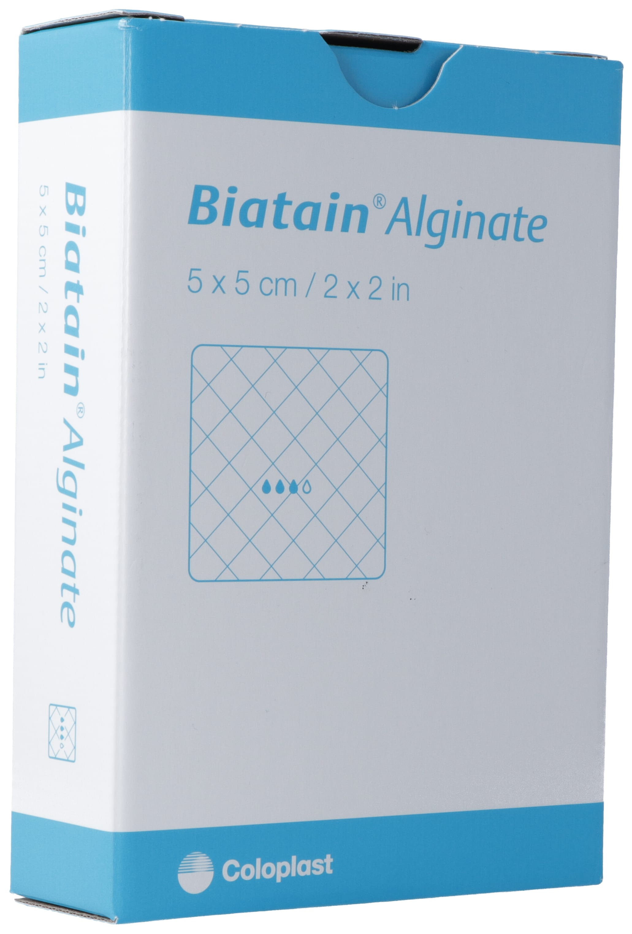 BIATAIN Alginate Pansement 5 x 5 cm | Cicatrisation Rapide 10 Pièces