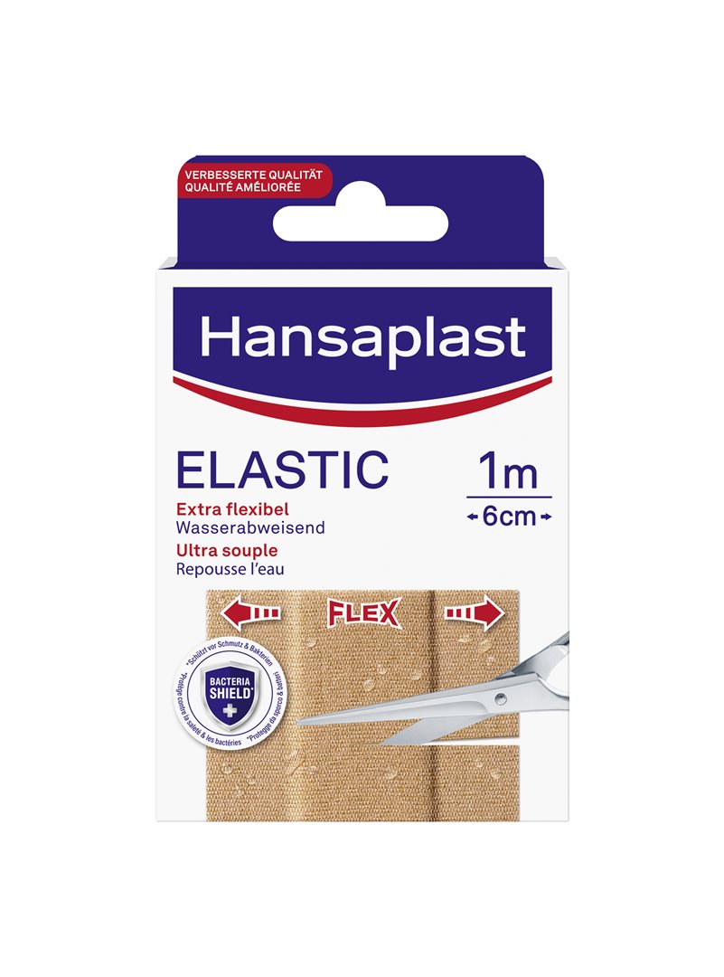 HANSAPLAST Bande Élastique 6 cm x 1 m | Confort & Maintien