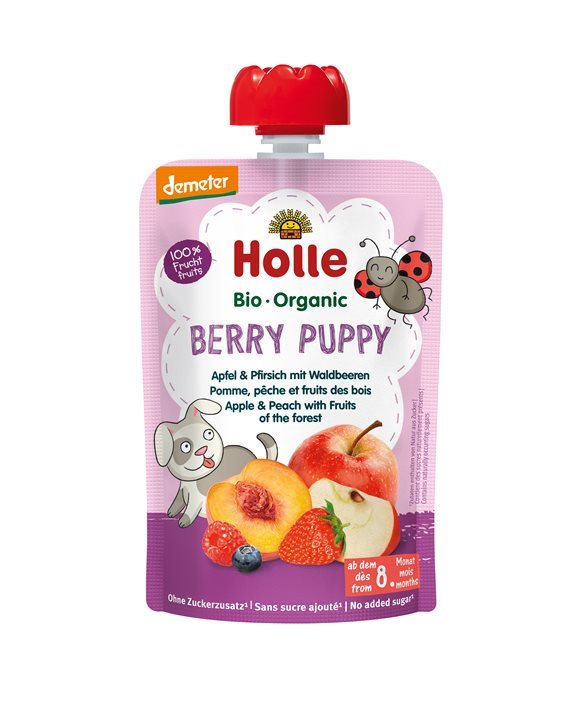 Holle Bio Lait de Croissance 3 Pêche & Fruits des Bois 100 g