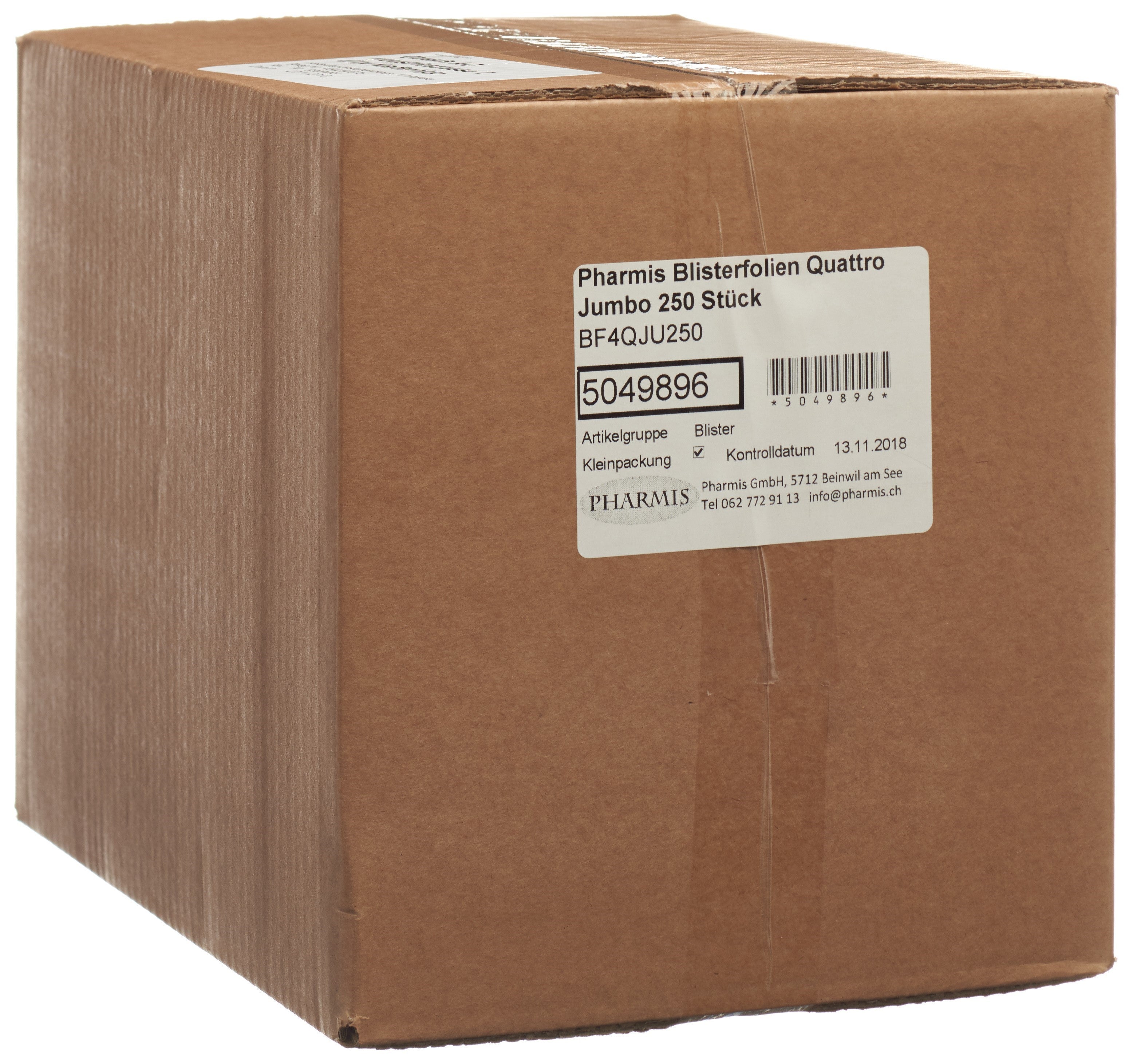 PHARMIS Feuilles Blister Quattro Jumbo 250 Pièces | Hygiène & Soin