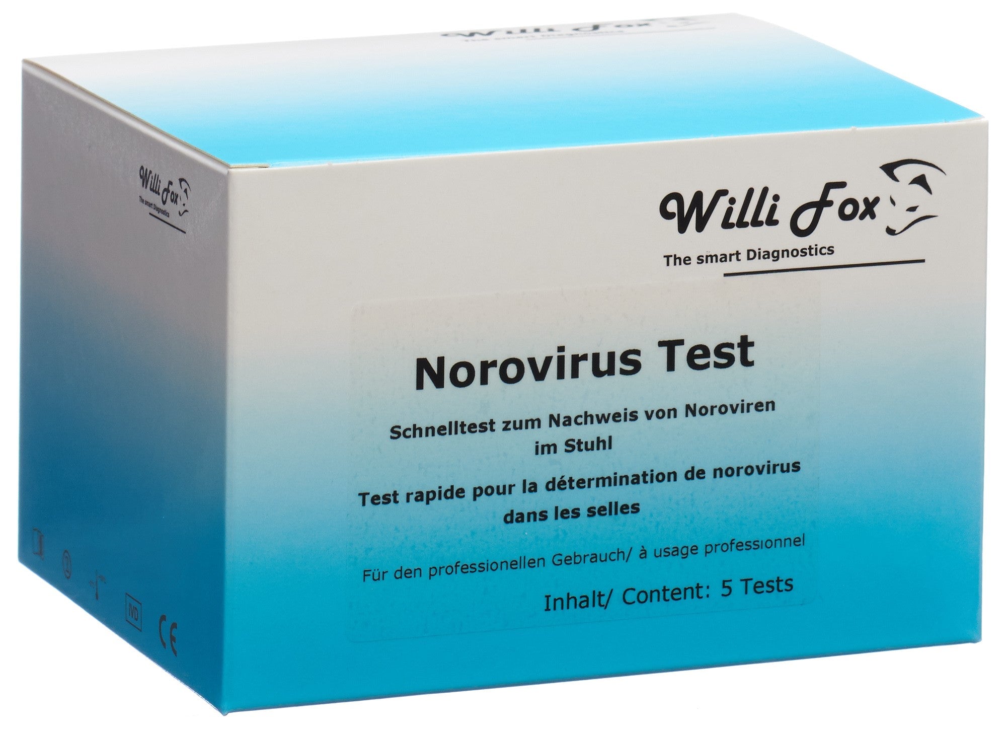 WILLI FOX test de selles norovirus 5 pce