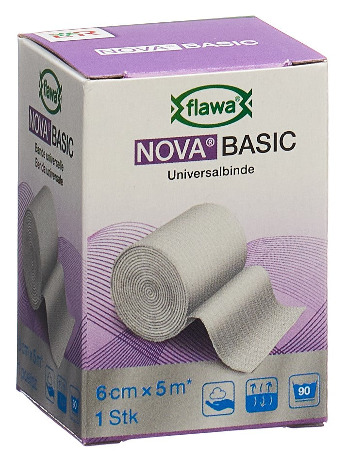 FLAWA Nova Basic Bande Velpeau 6 cm x 5 m | Soin & Maintien