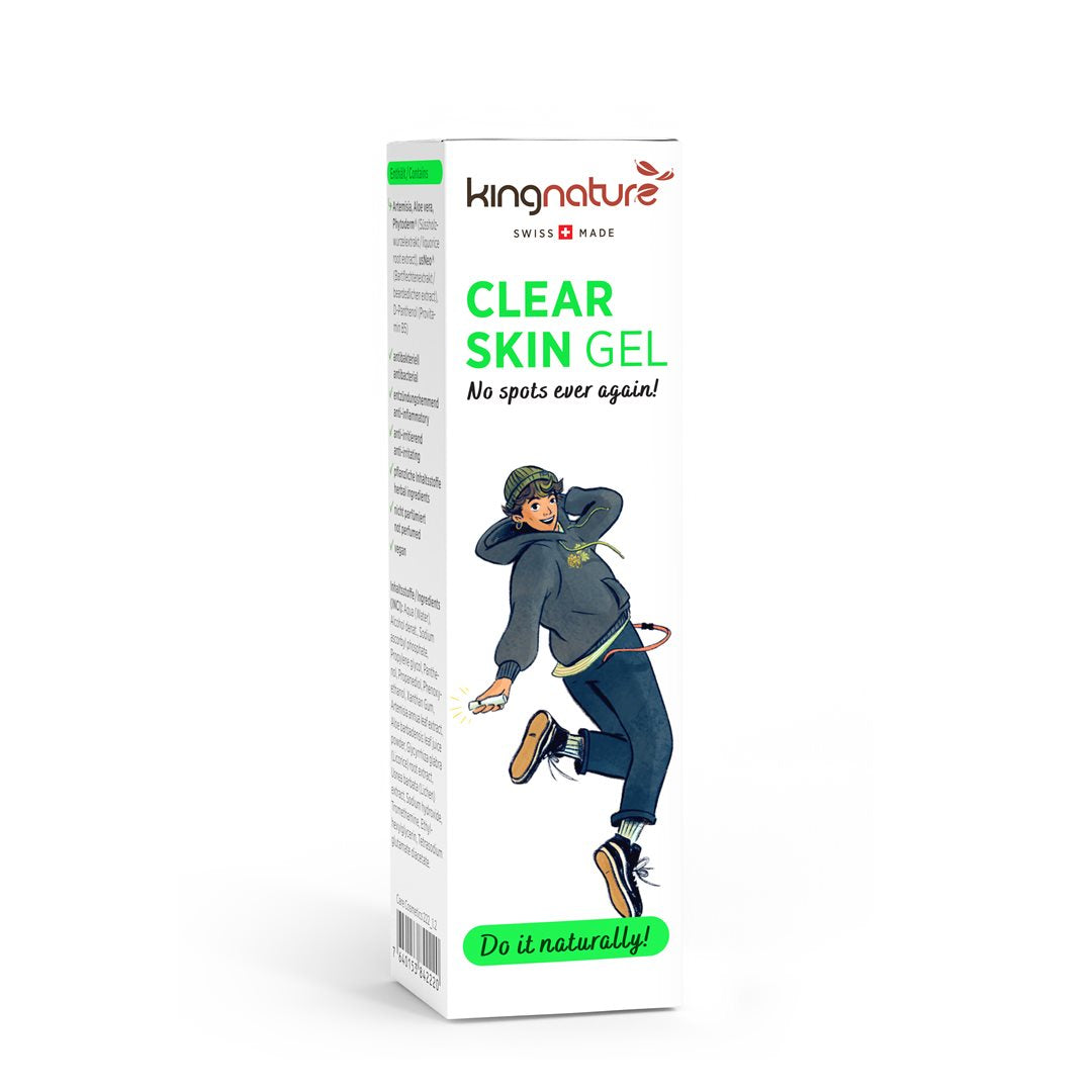 KINGNATURE Gel Nettoyant Peau Claire 15 ml | Soin Ciblé Anti-Imperfections
