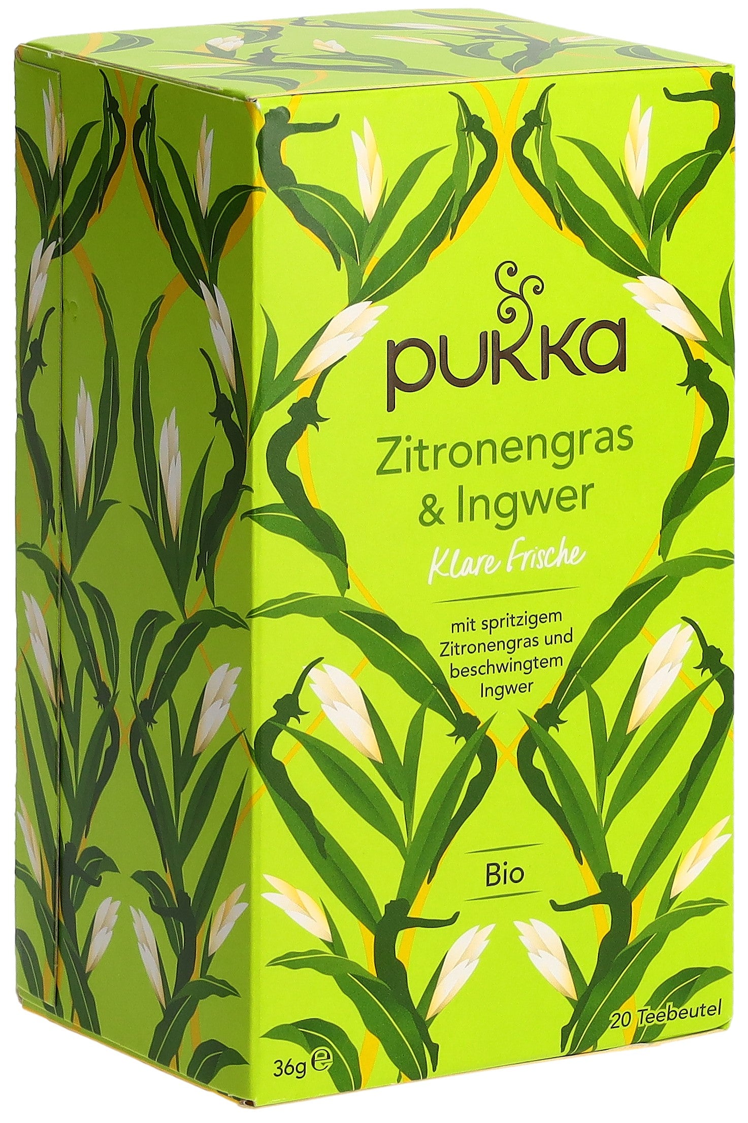 Pukka Thé Citronnelle & Gingembre Bio 20 sachets | Bien-être digestif