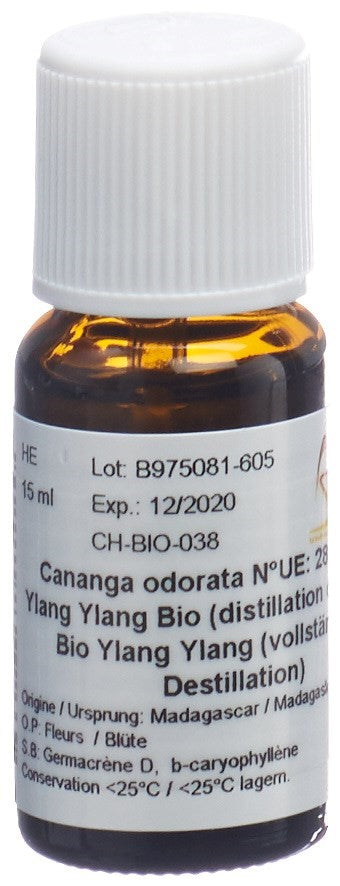 AROMASAN Huile Essentielle Ylang Ylang Bio 15 ml | Relaxant
