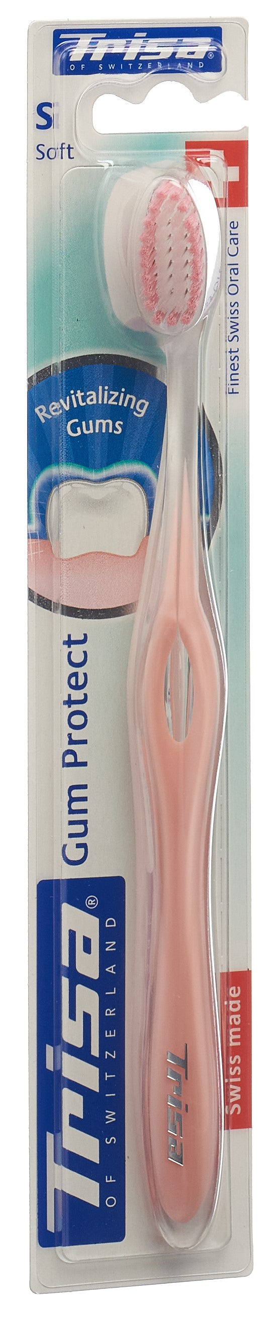 TRISA Gum Protect Brosse à Dents Souple Soin Gencives | 1 pièce