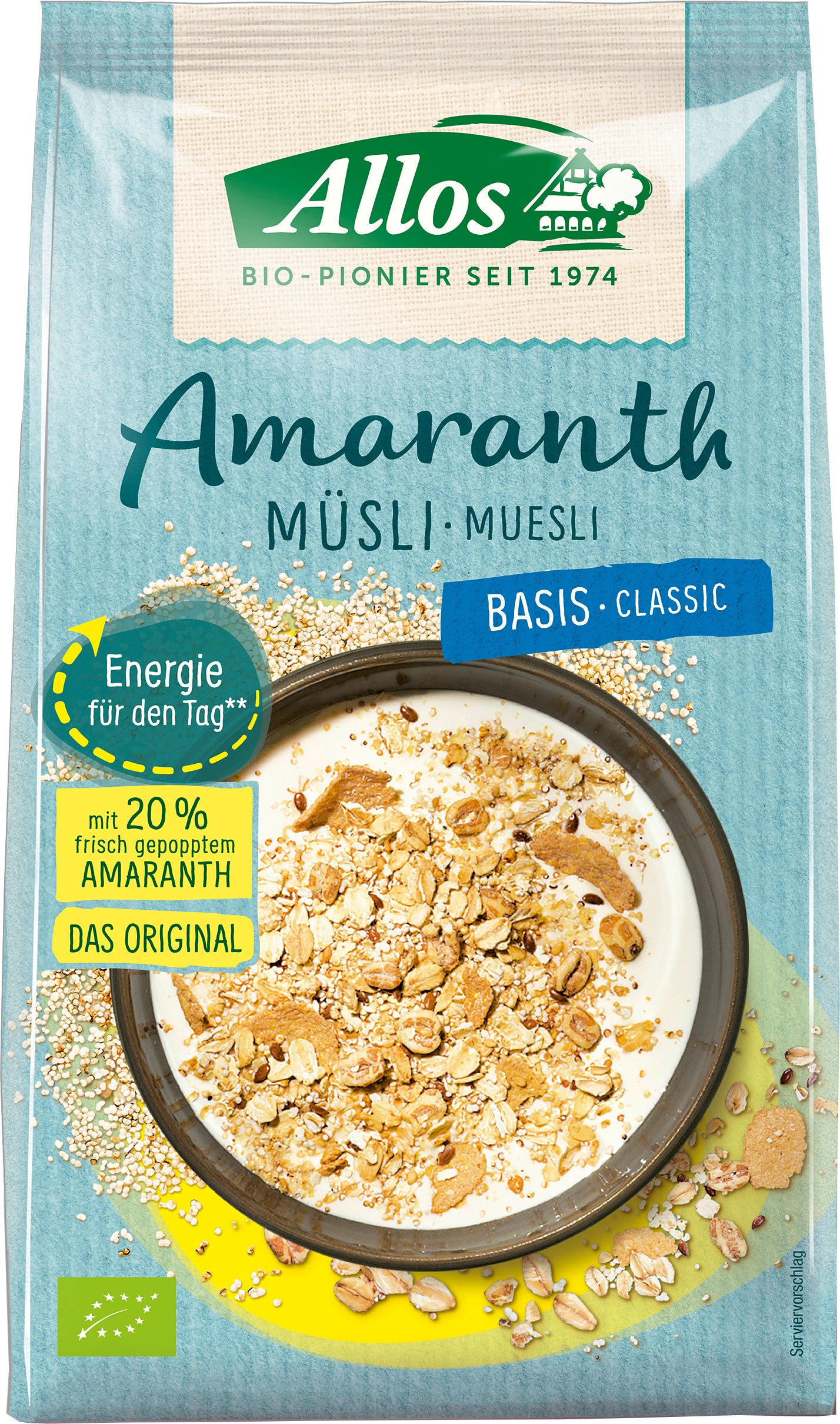 ALLOS Muesli Amarante Classique Bio 375 g | Petit-déjeuner Sain