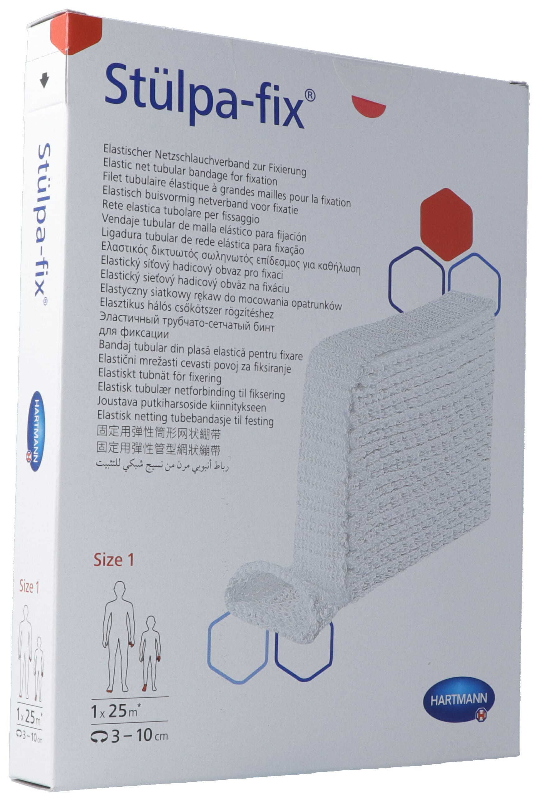 STÜLPA FIX Filet Tubulaire Gr. 1 Soin Blessures | Rouleau 25m
