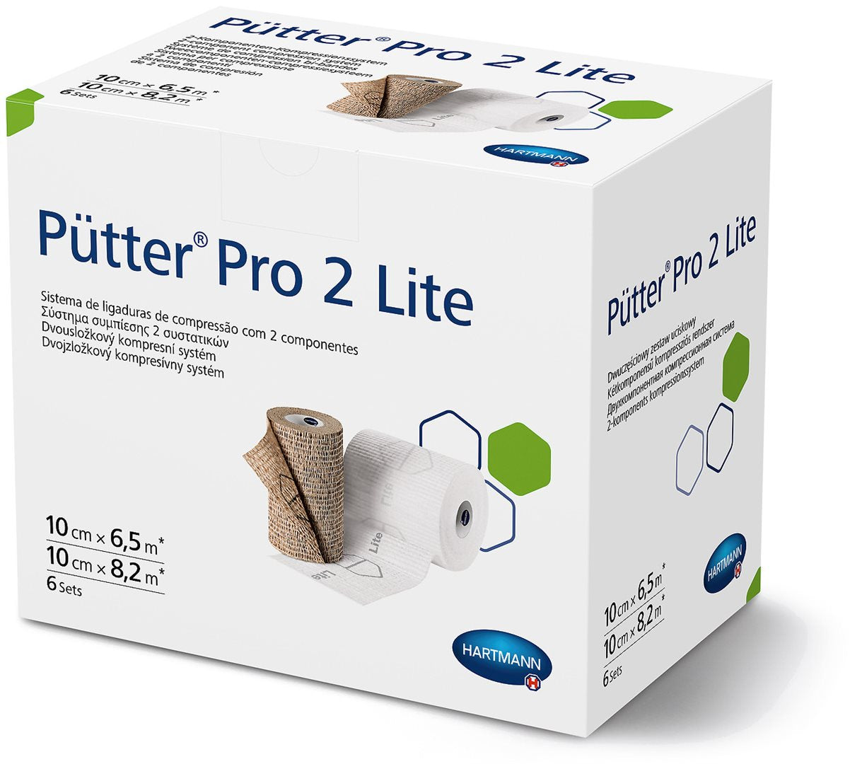 PÜTTER Pro 2 Lite Pansement Compressif 10cm 2 pièces | Soin Cicatrisant