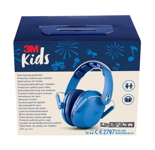 3M Peltor Casque antibruit enfants bleu
