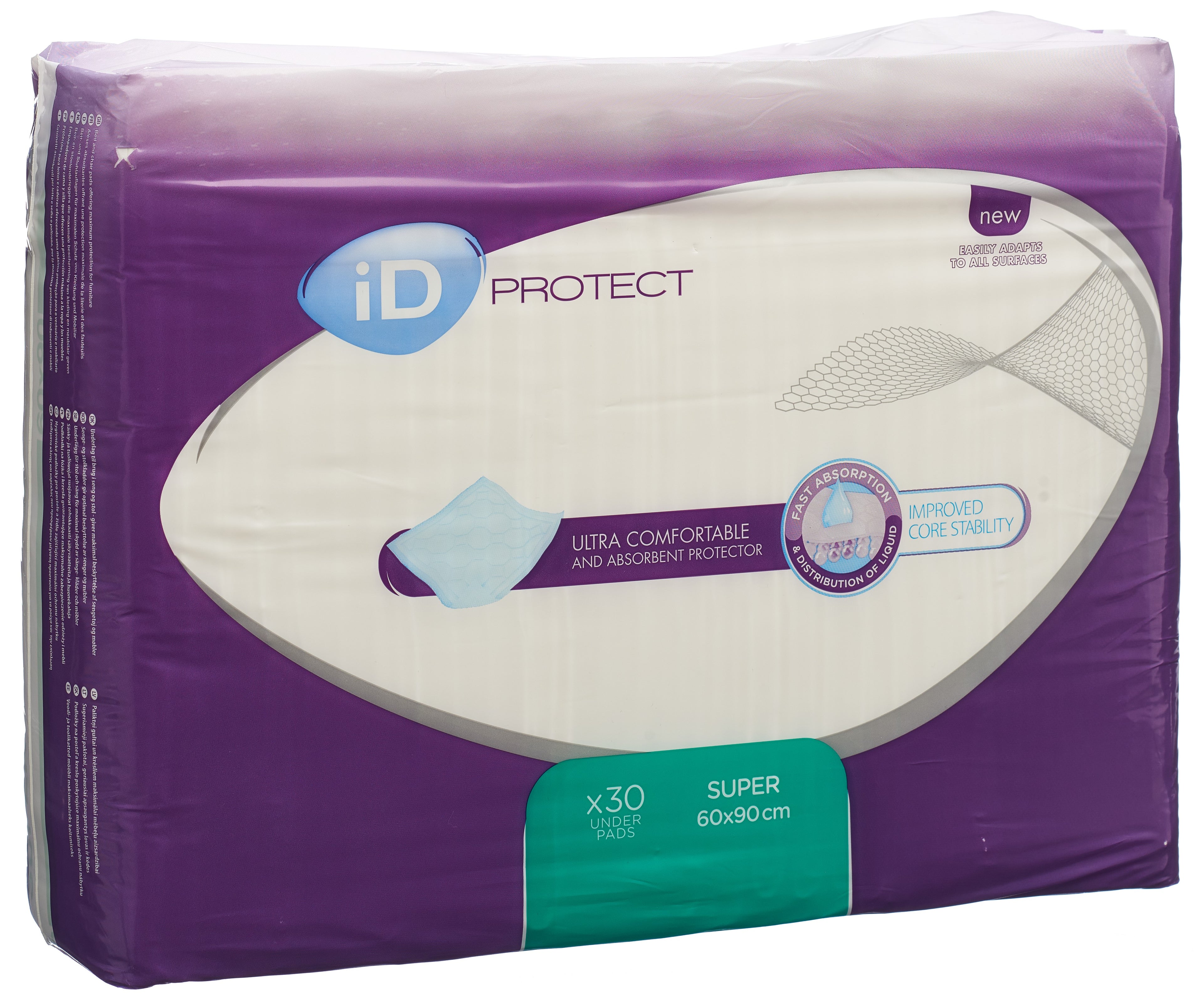 ID Protect Super Alèses 60x90cm Vert 30 Pièces | Protection Confort