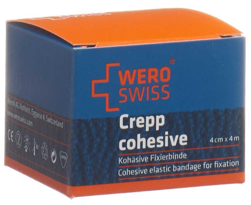 WERO SWISS Lux K-10 bande fixat él 4mx4cm blanc