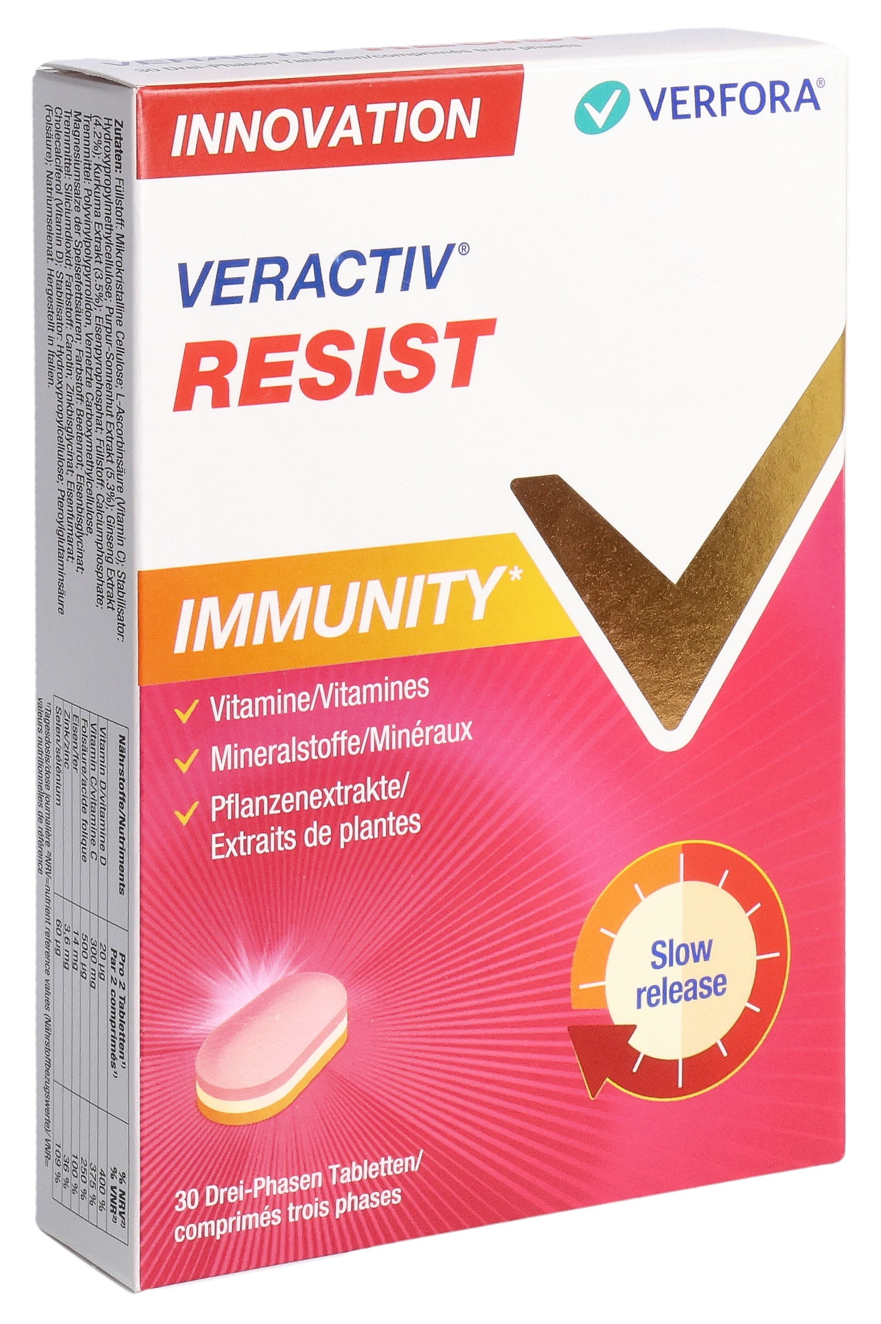 VERACTIV Resist cpr trois phases 30 pce