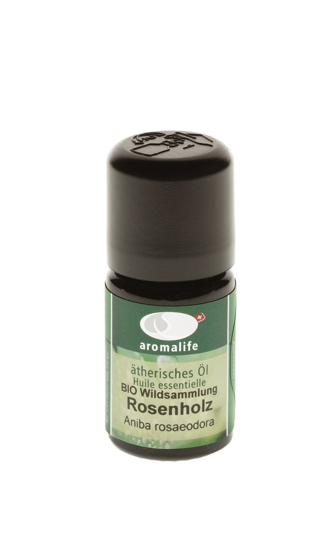 AROMALIFE Huile Essentielle Bois de Rose BIO 5 ml | Soin Visage