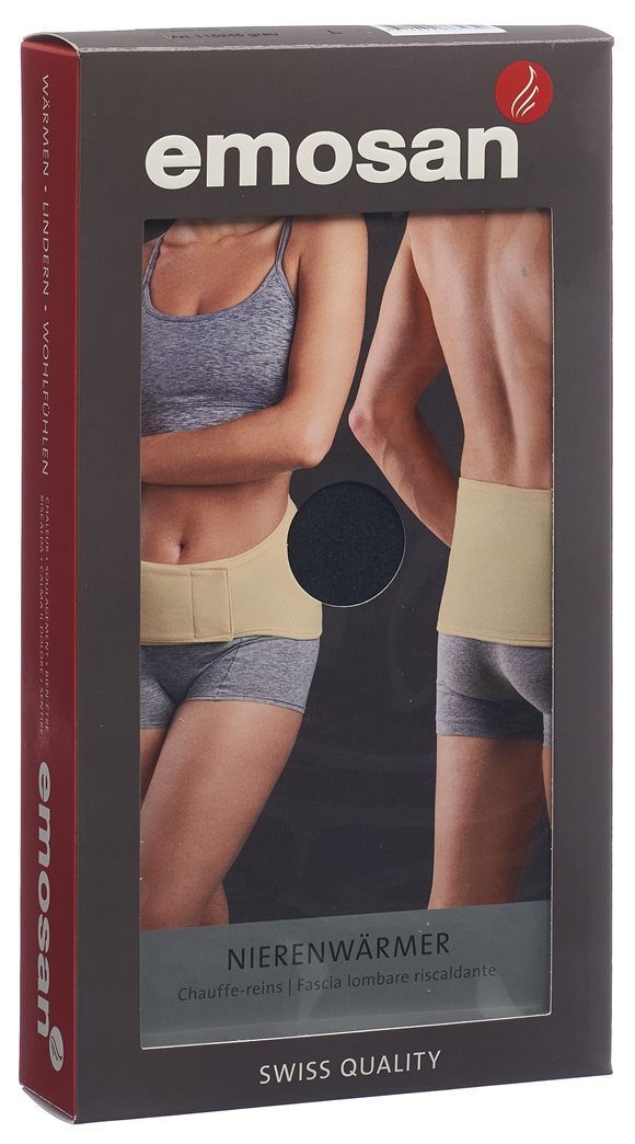 EMOSAN Ceinture Chauffante L Soulage Douleurs Dorsales | Velcro Ultra Confort