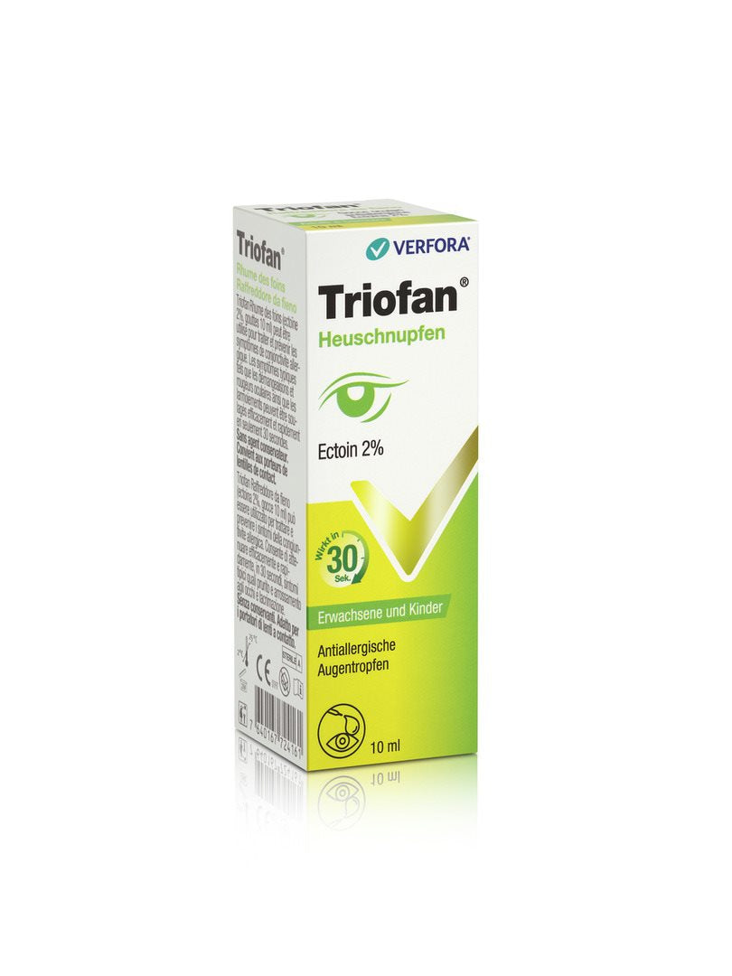 TRIOFAN Rhume des Foins Gouttes Ophtalmiques Soulagement Rapide | Flacon 10 ml