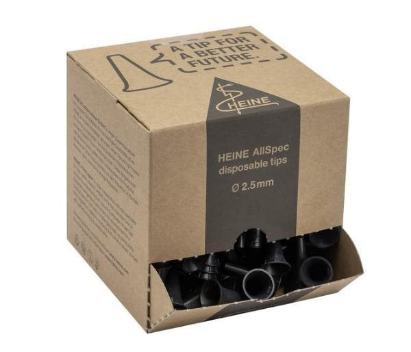 HEINE AllSpec Spéculum Auriculaire 2.5mm Gris 250 Pièces | Examen Confortable
