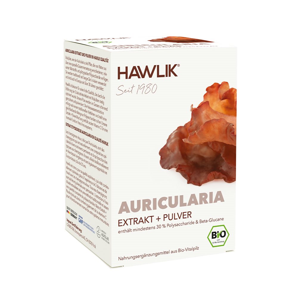 HAWLIK Auricularia Bio 120 Gélules | Soutien Immunitaire & Vitalité