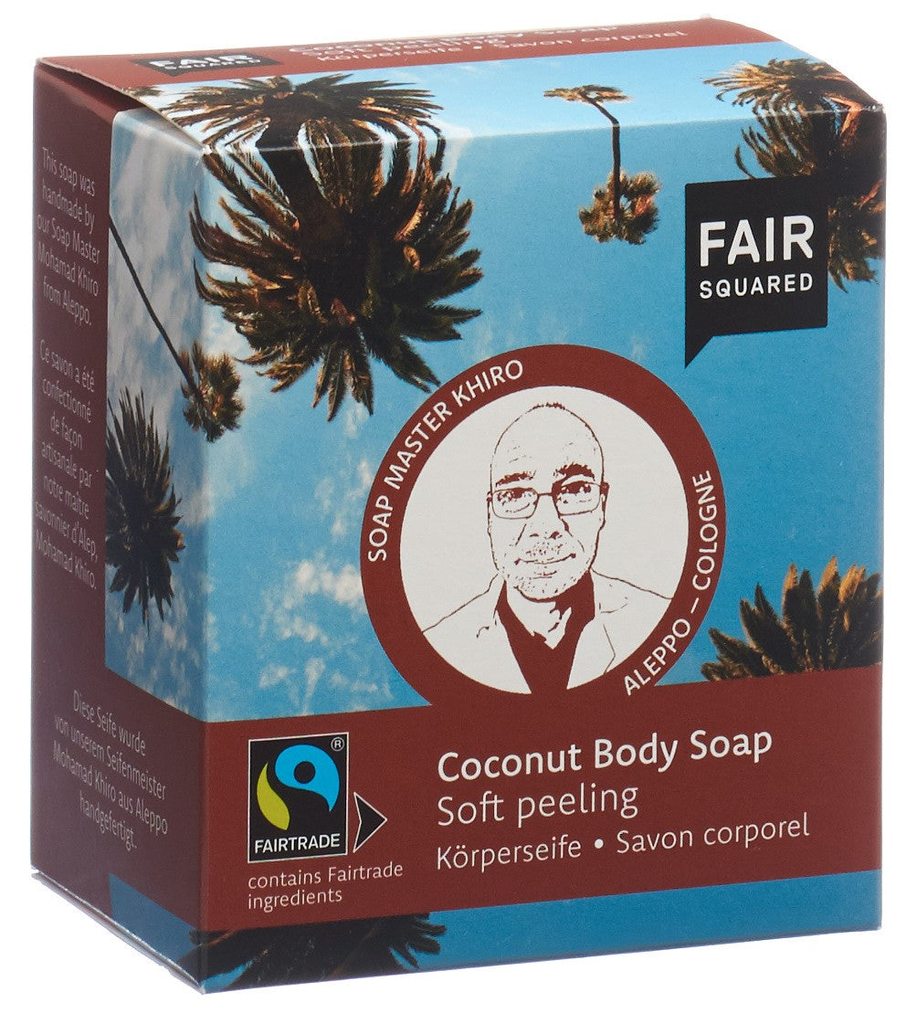 FAIR SQUARED Savon Corps Coco Douceur Exfoliante 2 x 80 g