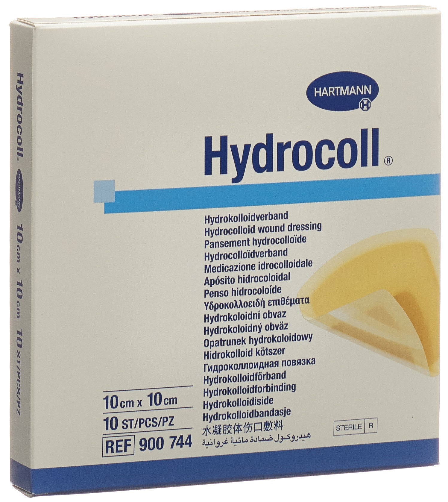 HYDROCOLL Pansement Hydrocolloïde Cicatrisation 10 x 10 cm 10 Pièces
