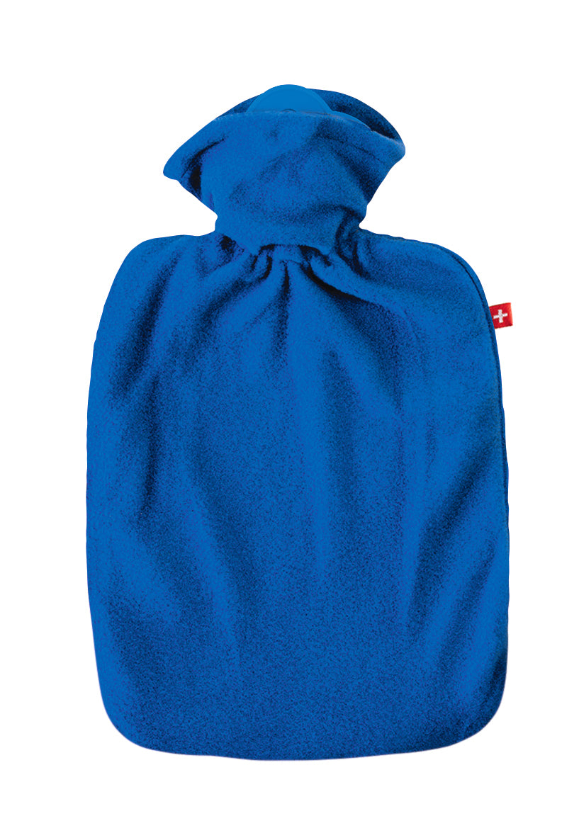 EMOSAN Bouillotte Classic Douceur Étoffe Bleue | Confort Chaleur
