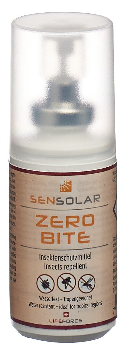 Sensolar Zero Bite Protection Anti-Moustiques & Insectes 30 ml