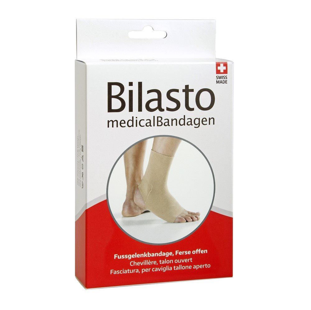 Bilasto Chevillère Ouverte Talon Beige Soulagement Douleur | Taille S