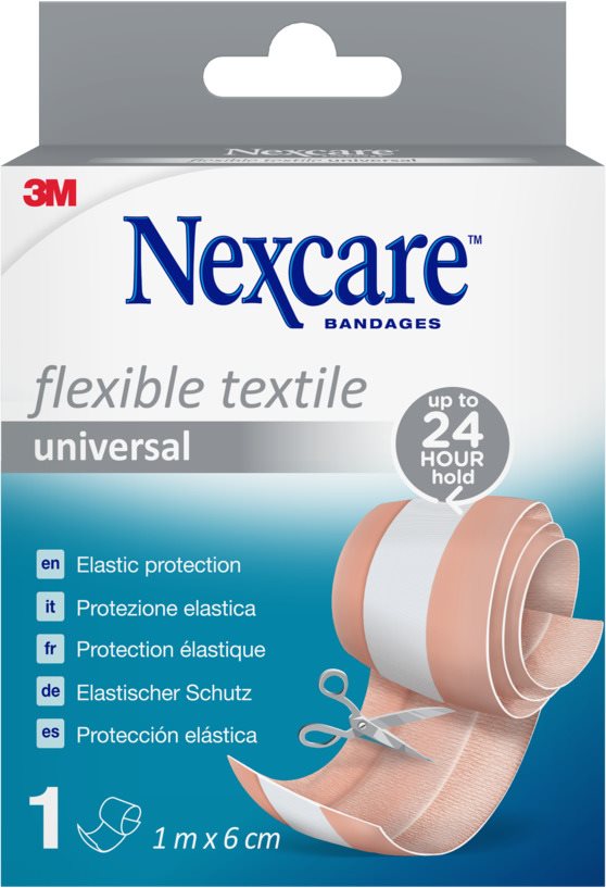 3M NEXCARE Band Flexible Textile Univeral 1mx6cm